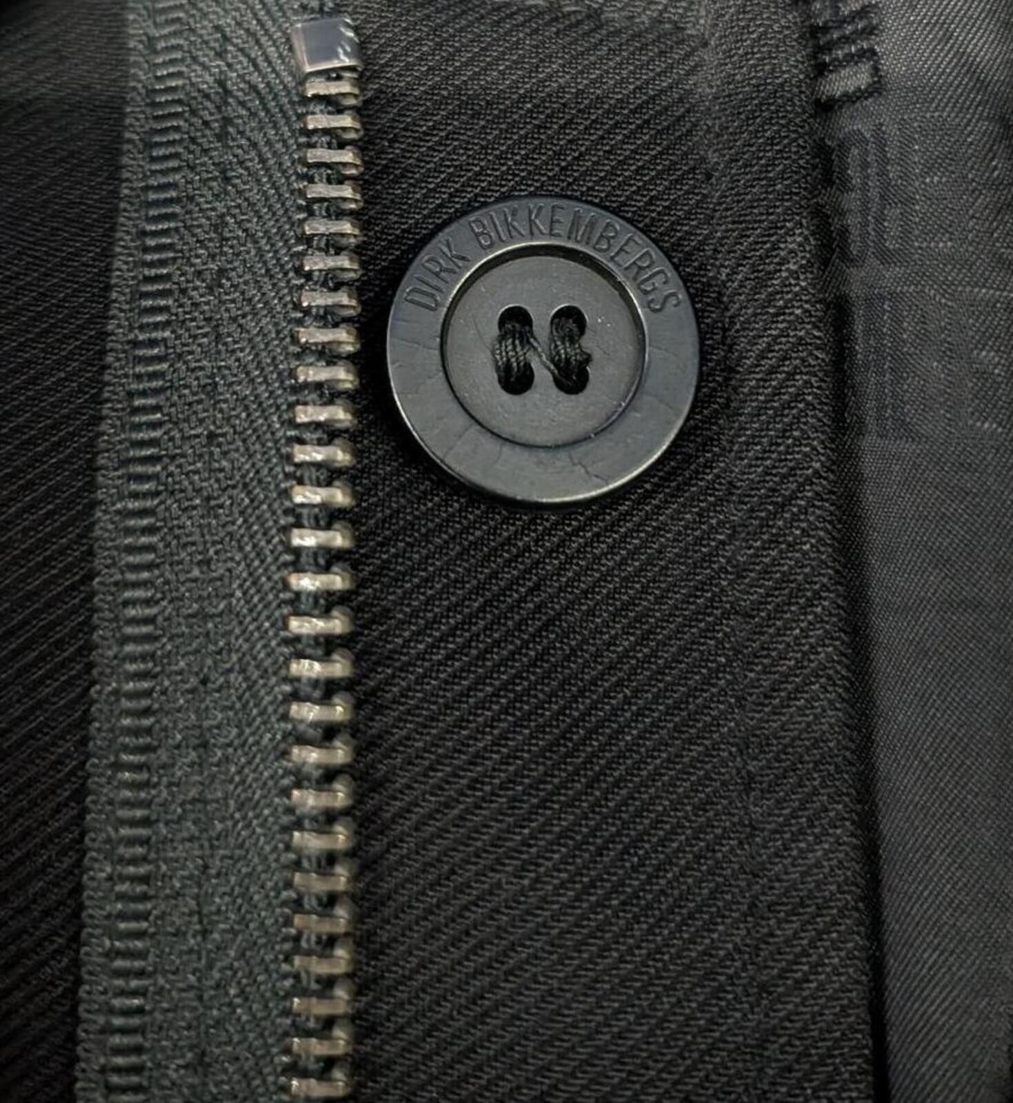 Dirk Bikkembergs Dirk Bikkembergs Black Zip-Up Blazer Jacket Made in Italy Size US M / EU 48-50 / 2 - 6 Thumbnail