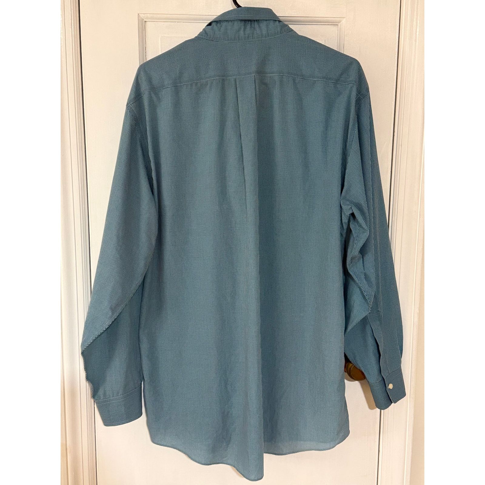 Brooks Brothers Brooks Brothers Blue Patterned Button-Up Shirt 16 1/2 - 34 Size US M / EU 48-50 / 2 - 3 Thumbnail