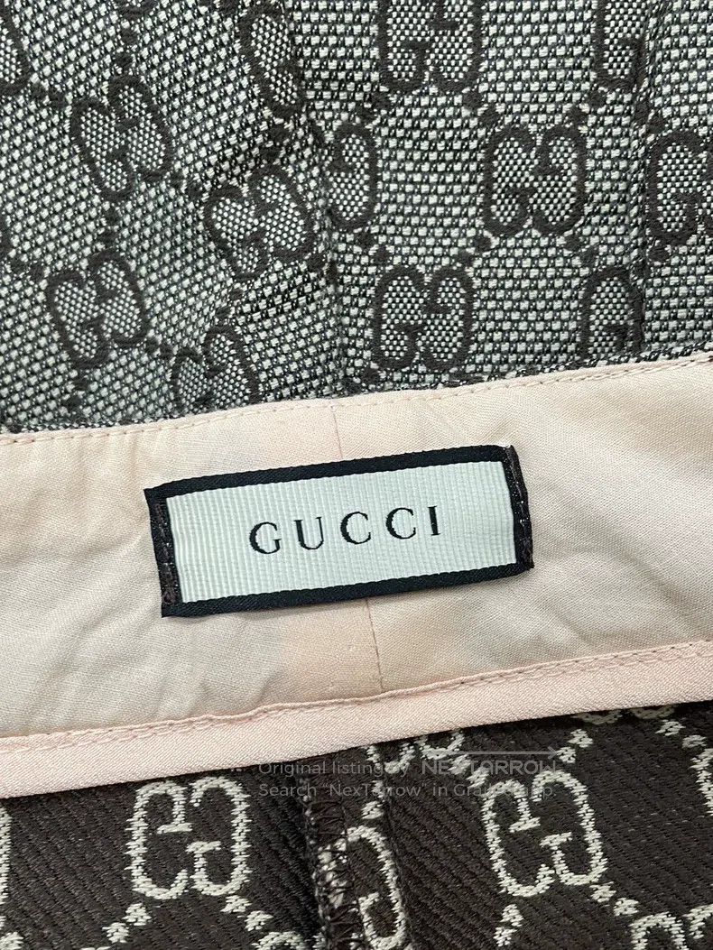 Gucci Gucci SizeL Old flower full logo shorts Size 26" / US 2 / IT 38 - 5 Thumbnail