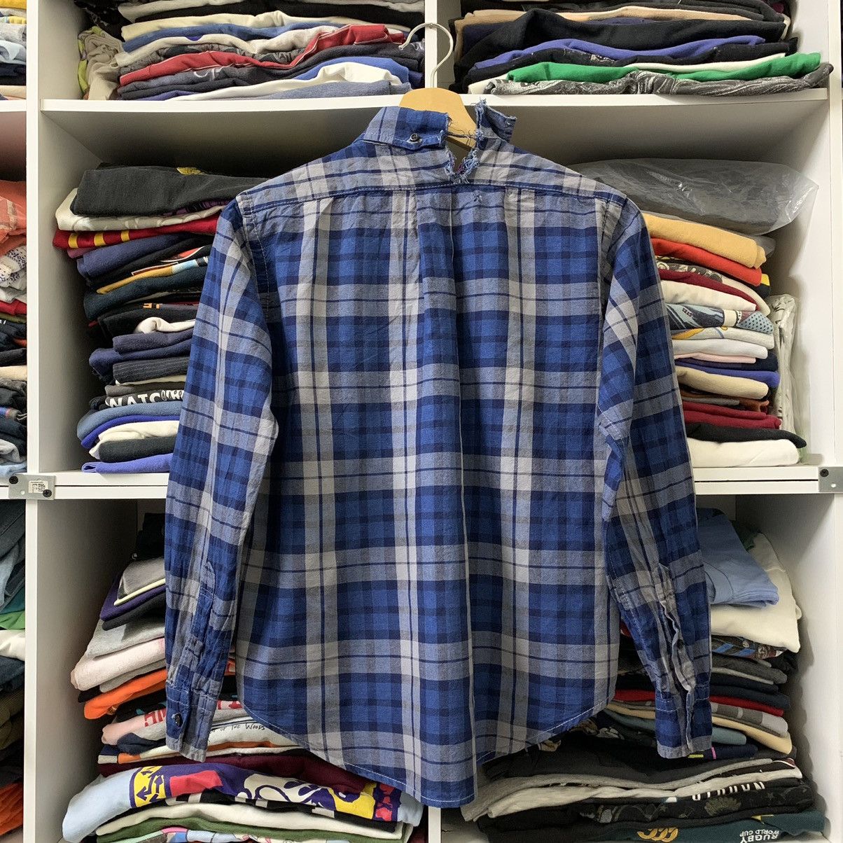 Evisu × Japanese Brand × Vintage EVISU DONNA CHECKERED SHIRT Size S / US 4 / IT 40 - 2 Thumbnail
