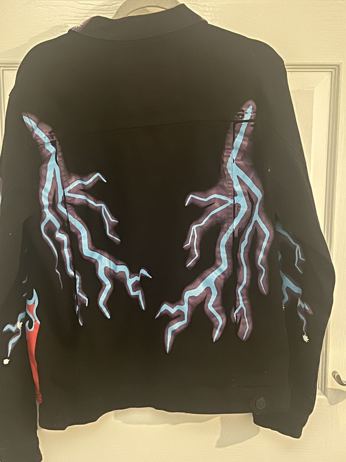 Reason Reason Denim Jacket – Hand Painted / Graphic – Size M Size US M / EU 48-50 / 2 - 2 Thumbnail