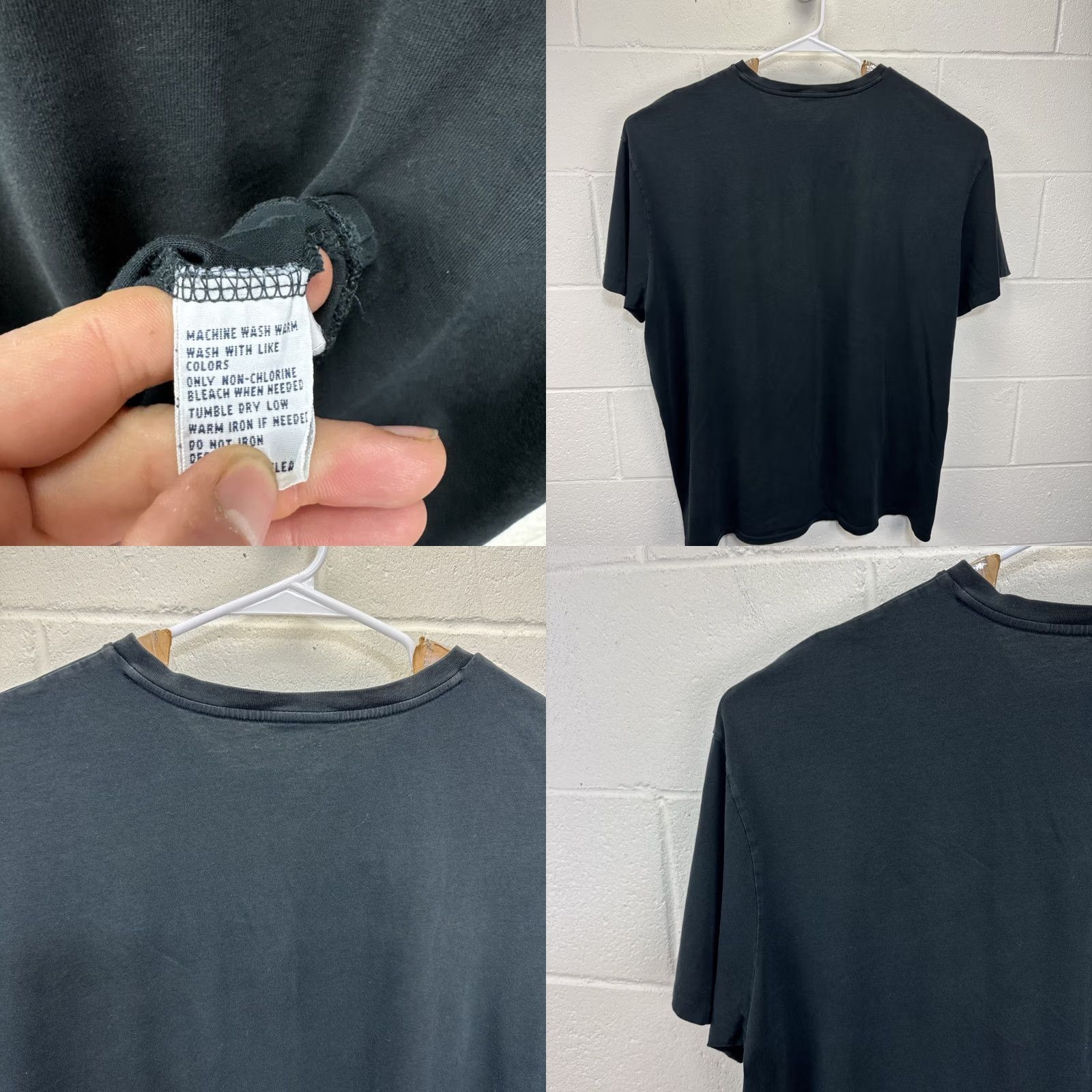 Ralph Lauren VINTAGE Polo Ralph Lauren T Shirt Mens 3XB Big Black V Neck Short Sleeve Red Logo Size US XXL / EU 58 / 5 - 9 Thumbnail