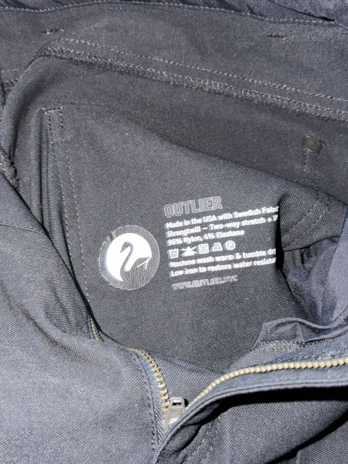 Outlier Outlier black pants, strongtwill Size US 28 / EU 44 - 2 Thumbnail