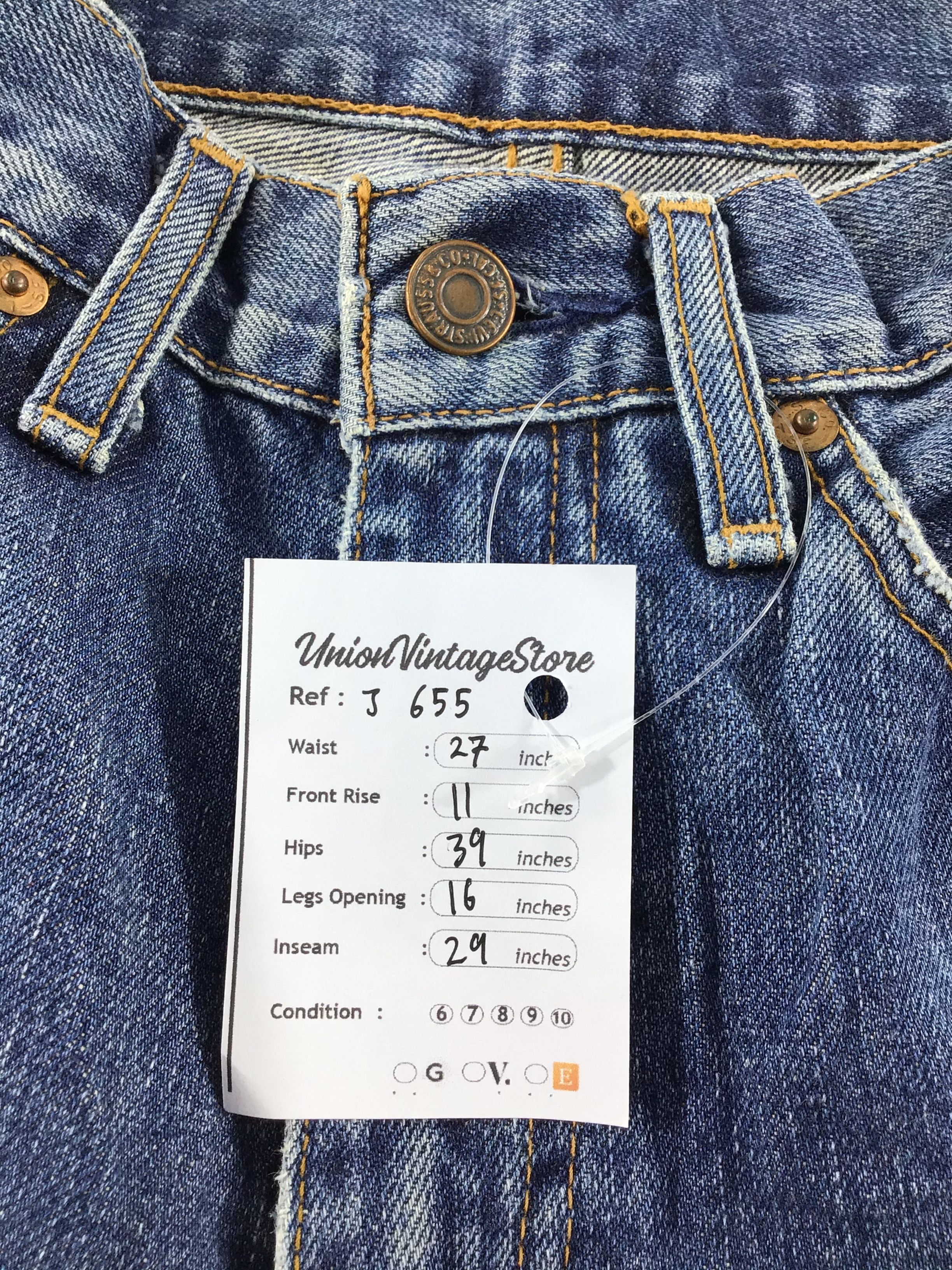 Levi's Vintage Levis 560 Jeans-J655 Size US 27 - 9 Thumbnail