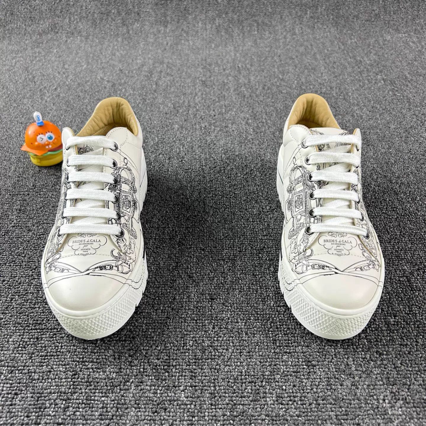 Hermes Hermes mismatched platform casual sneakers Size US 5.5 / IT 35.5 - 2 Thumbnail