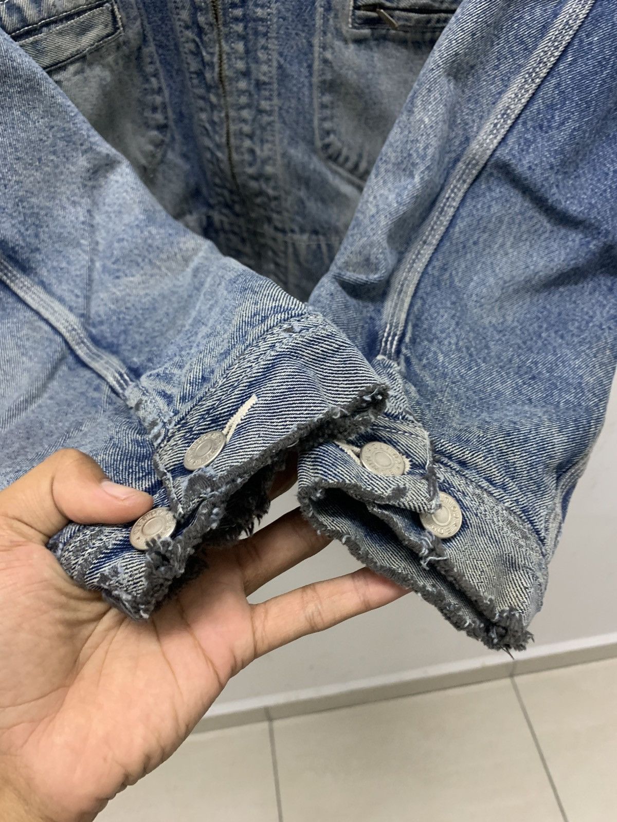 Edwin Vintage Edwin Denim Trucker Jacket Size US L / EU 52-54 / 3 - 10 Thumbnail
