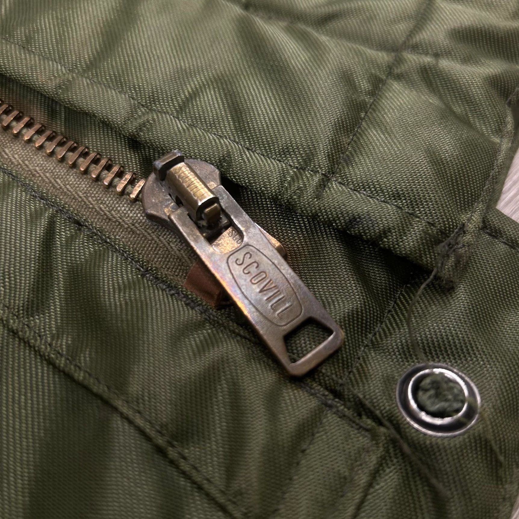 Alpha Industries VINTAGE Alpha Industries Jacket Military L Green Nylon Zip Size US L / EU 52-54 / 3 - 7 Thumbnail
