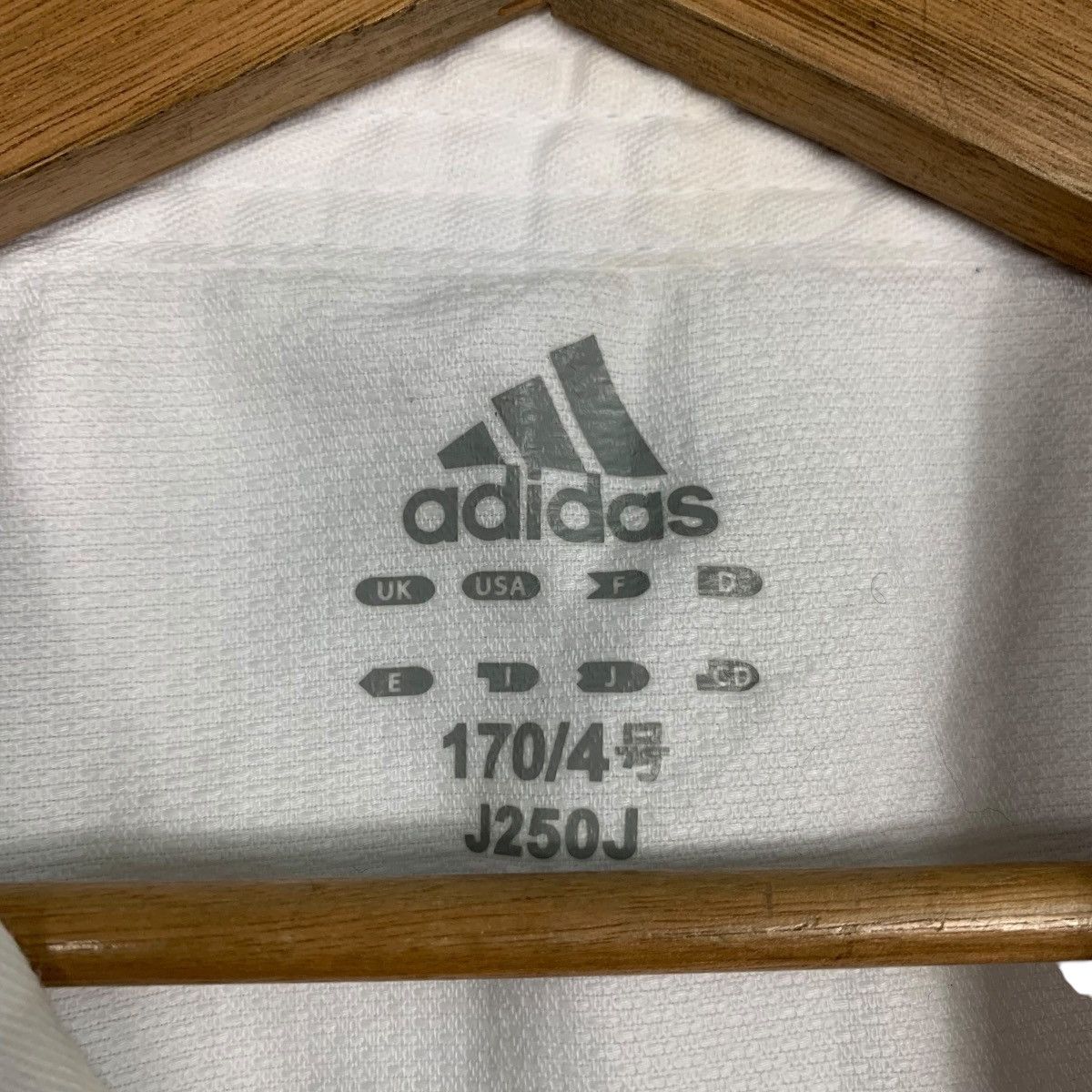 Adidas ADIDAS Three Stripe White Martial Arts Gi Jacket #2692-C120 Size US M / EU 48-50 / 2 - 13 Thumbnail