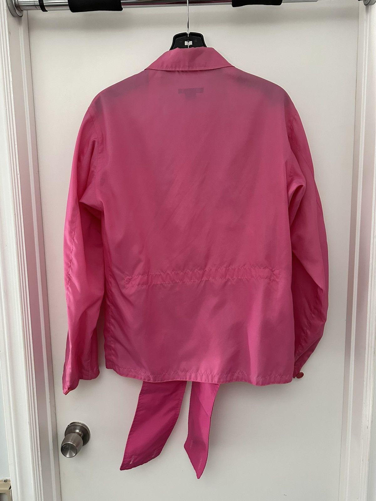 Helmut Lang SS 2000 Hot Pink Nylon Bondage Jacket Size US M / EU 48-50 / 2 - 2 Thumbnail
