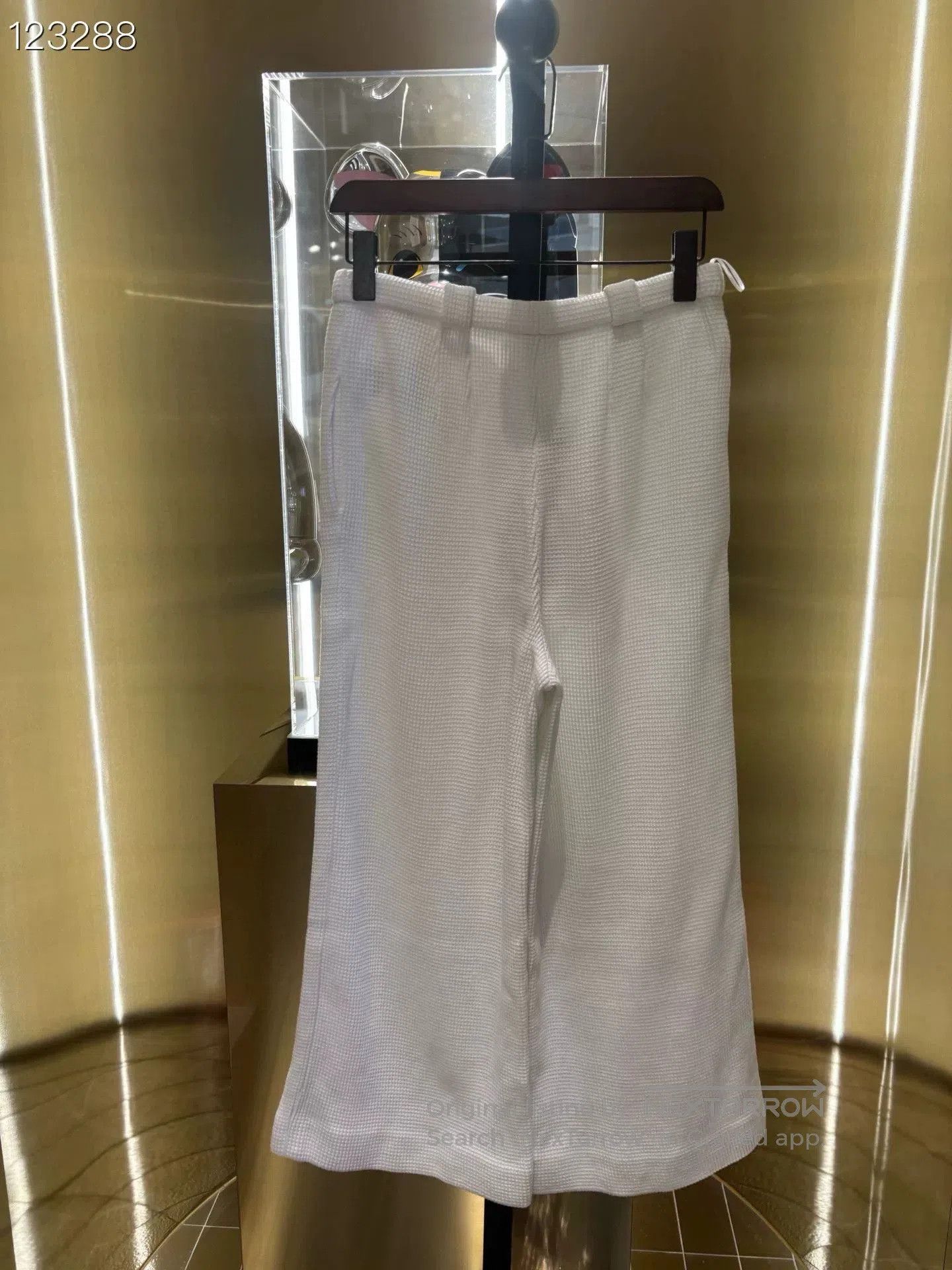Chanel Chanel White Waffle Wide. Size 37" - 2 Thumbnail