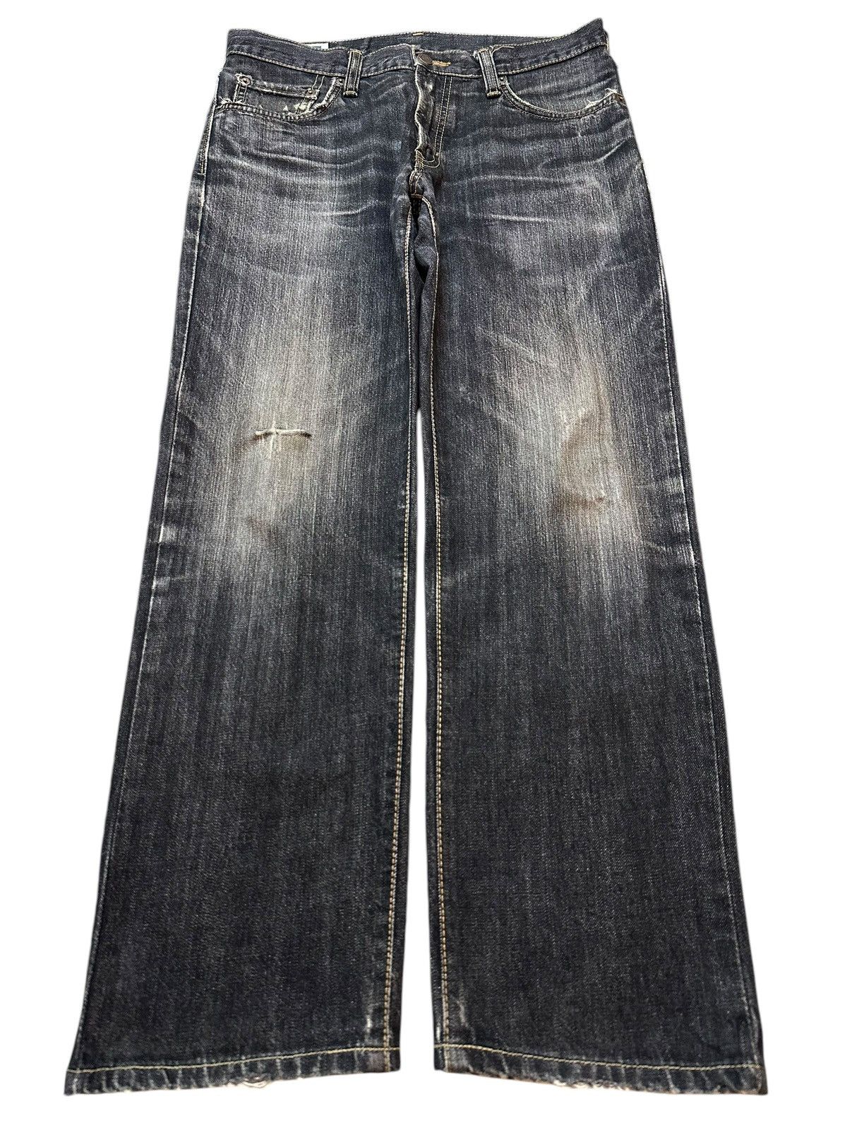 Edwin Vintage Japan Edwin 403 Faded Wash Style Loose Jeans Size US 32 / EU 48 - 1 Thumbnail