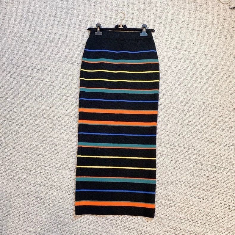 Givenchy Givenchy Colorful Striped Midi Skirt Size XS / US 0-2 / IT 36-38 - 3 Thumbnail