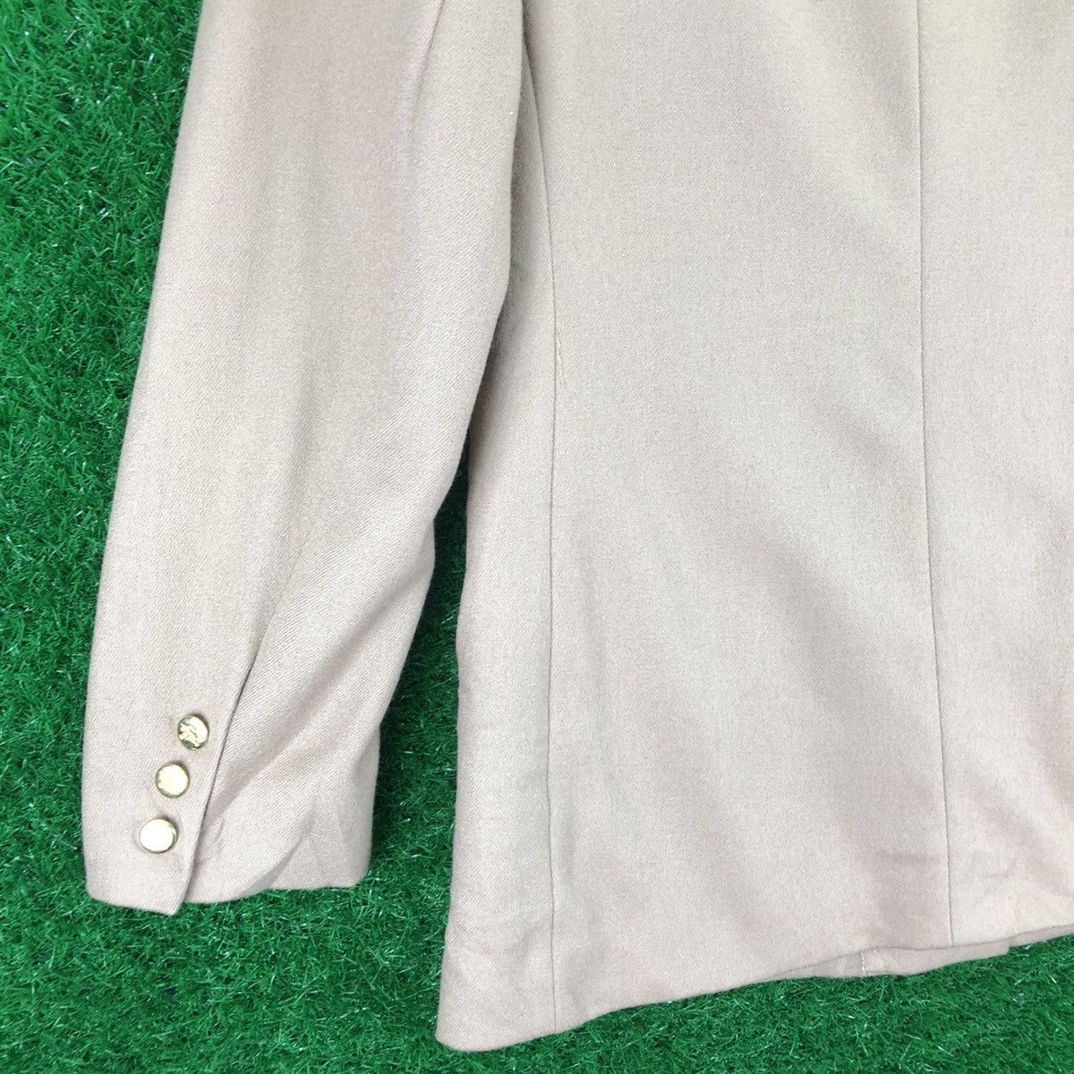 Burberry Vintage 90's Burberrys Blazer Double Breasted Gold Button Size US S / EU 44-46 / 1 - 6 Thumbnail