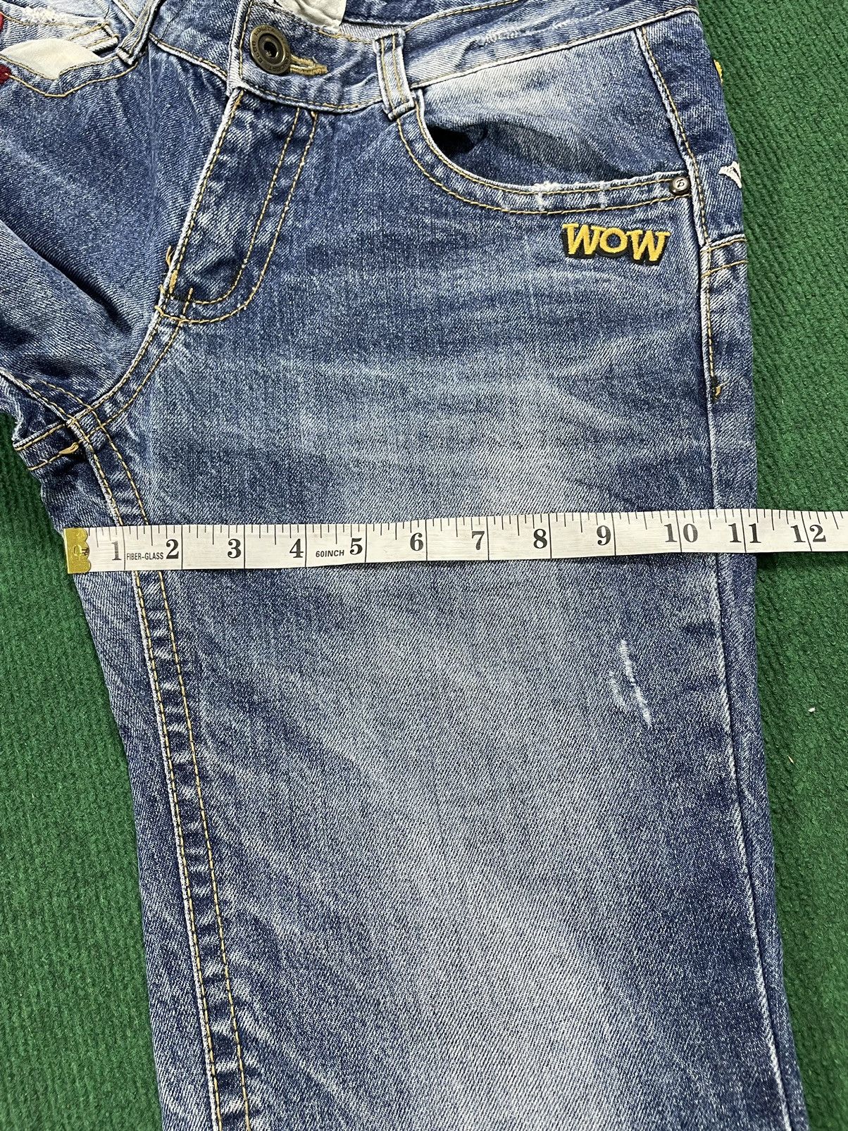 If Six Was Nine × Japanese Brand Distressed Lolita Jeans With Rare Patches Size US 34 / EU 50 - 16 Thumbnail