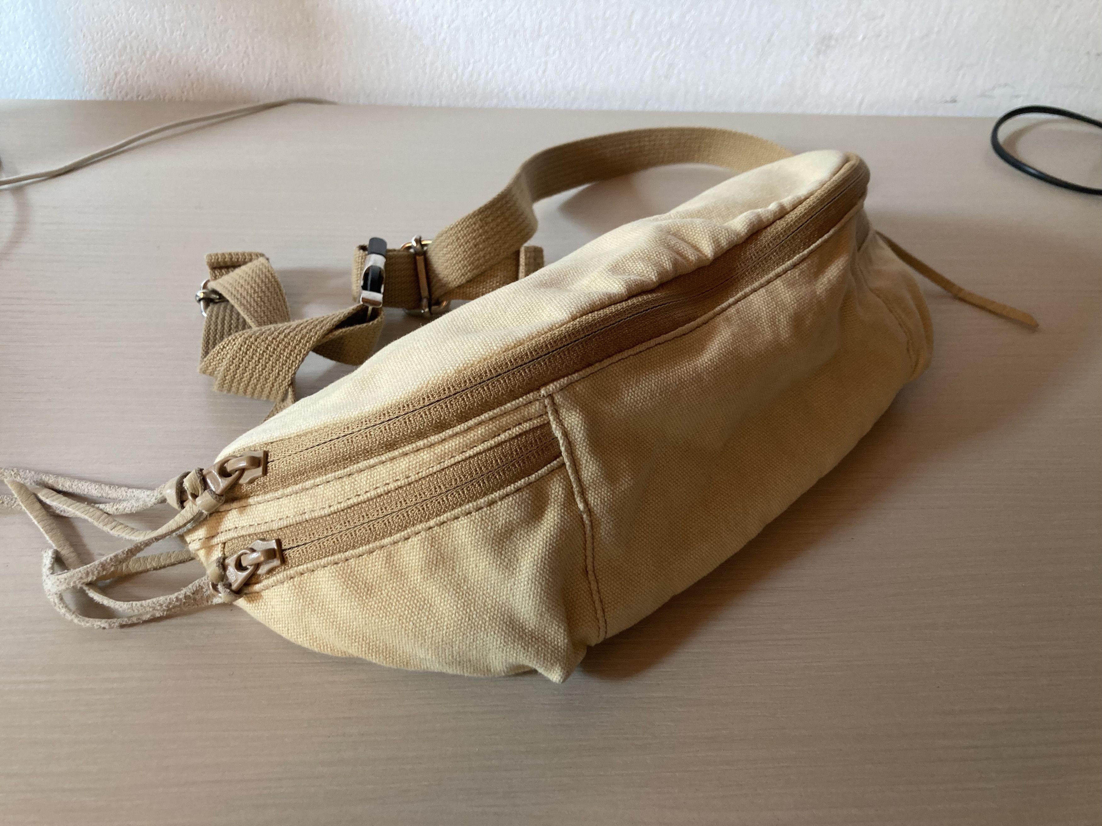 Nonnative NONNATIVE hunter waist bag in beige canvas Size ONE SIZE - 1 Thumbnail