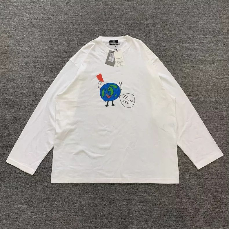 Balenciaga Balenciaga White earth long sleeves Size US L / EU 52-54 / 3 - 1 Thumbnail