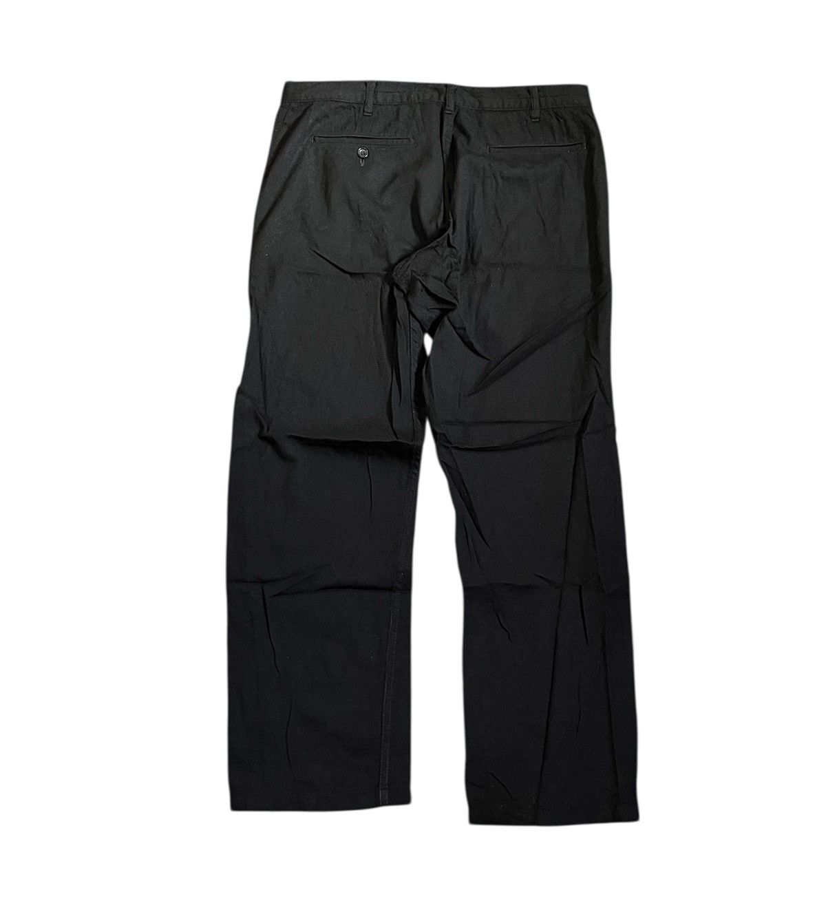 Comme des Garcons Cdg homme plus AD2007 straight black wool blend trousers Size US 34 / EU 50 - 5 Thumbnail
