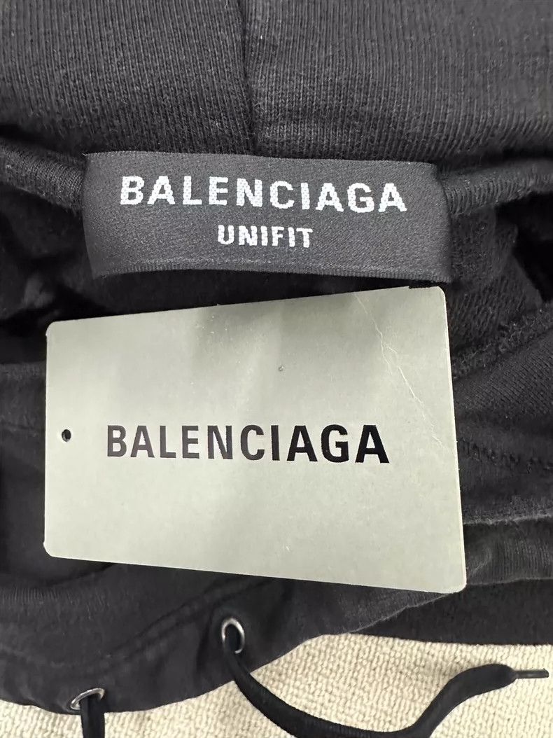 Balenciaga Balenciaga FW22 striped Logo printed hooded casual long sl Size US M / EU 48-50 / 2 - 4 Thumbnail