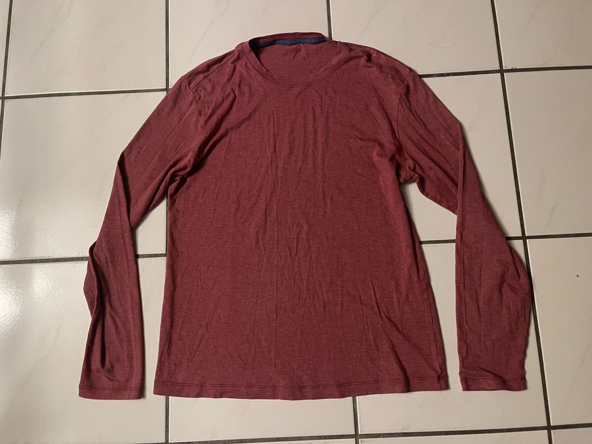 Lululemon Lululemon Mens Red Crew Neck Activewear Top Size Medium Size US M / EU 48-50 / 2 - 1 Thumbnail