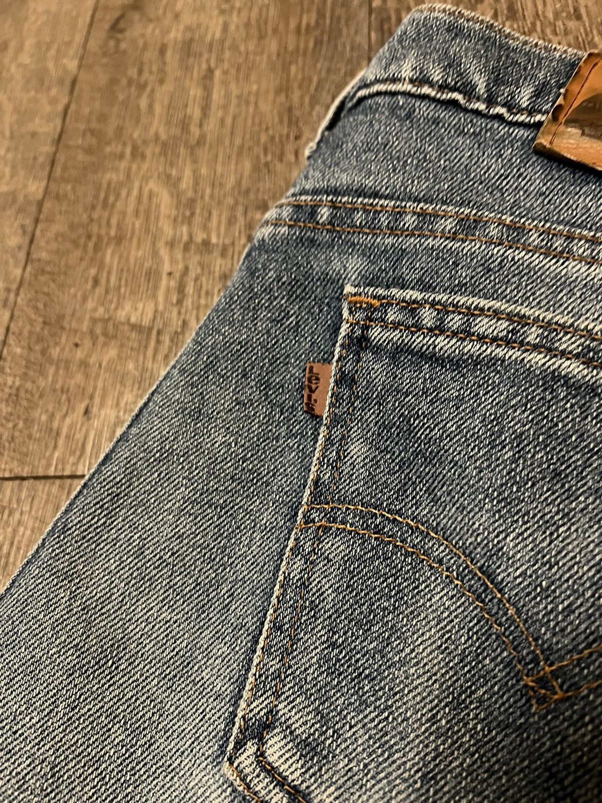 Levi's × Vintage Vintage 90’s Levis 540 Brown Tab Made In USA Flex Blue Jeans Size US 34 / EU 50 - 3 Thumbnail