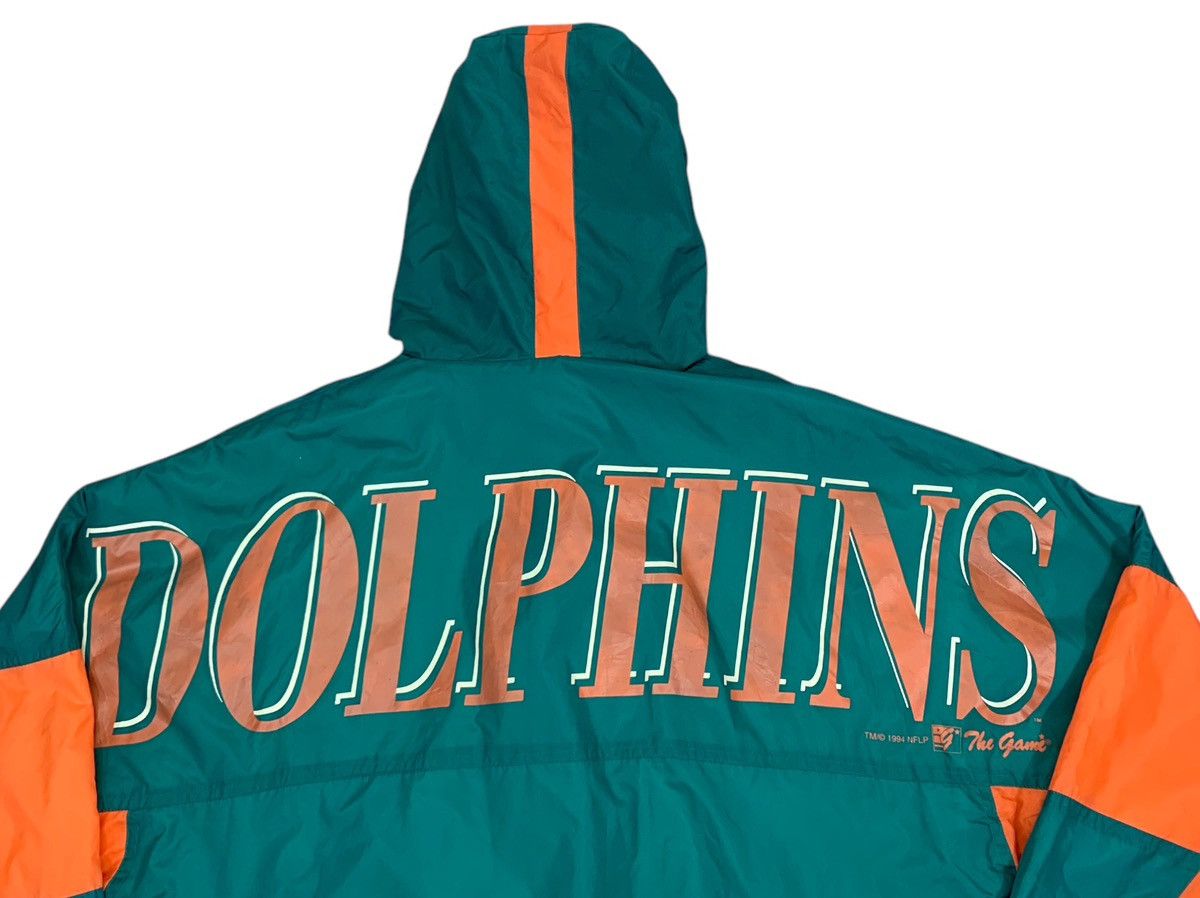 NFL × Vintage VINTAGE 90s MIAMI DOLPHIN THE GAMES NFL LIGHT HOODIE JACKET Size US L / EU 52-54 / 3 - 10 Thumbnail