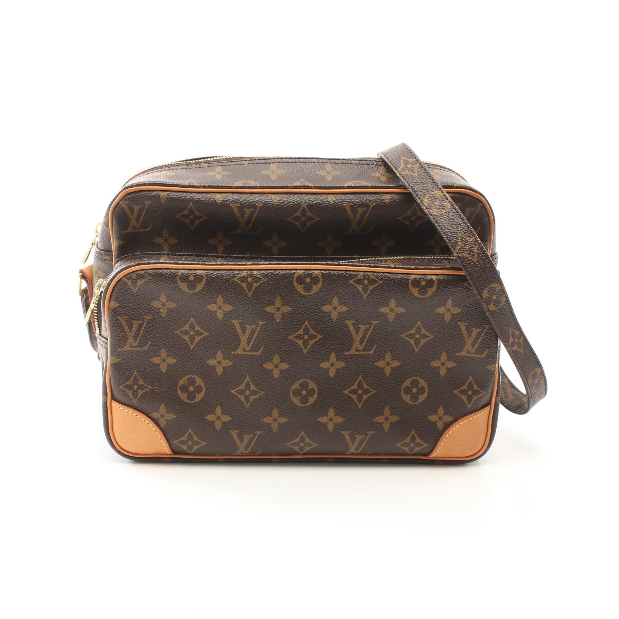 Louis Vuitton Louis Vuitton Nil Monogram Shoulder Bag Leather Brown Size ONE SIZE - 1 Thumbnail