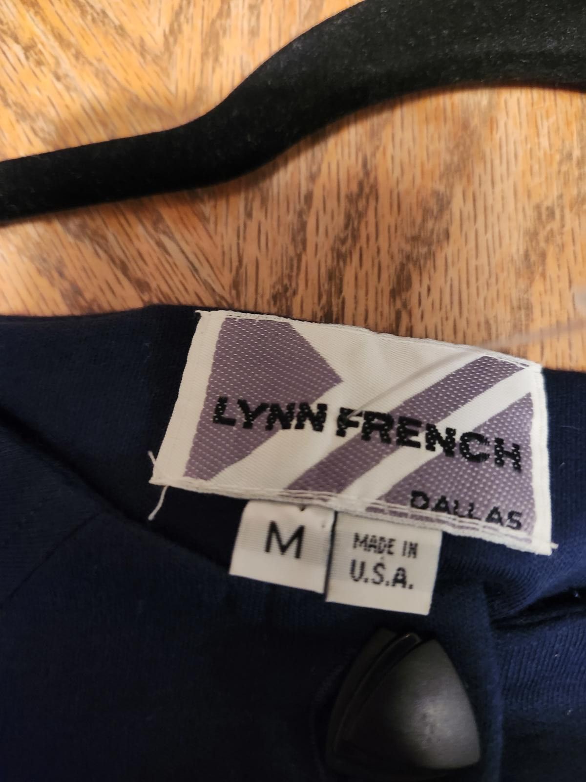 Designer Lynn French Navy jersey top Size M / US 6-8 / IT 42-44 - 2 Thumbnail