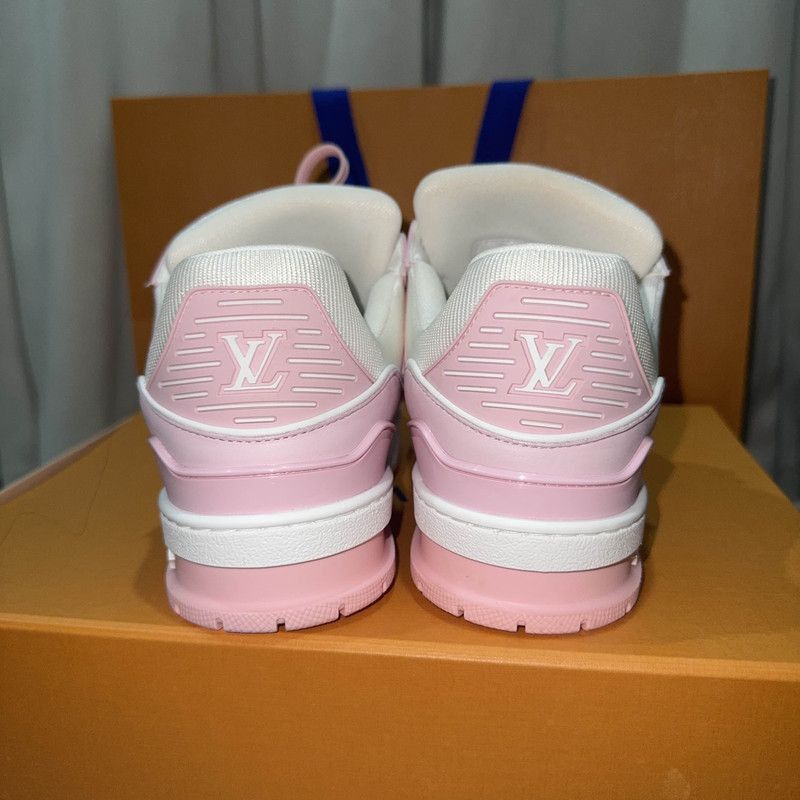 Louis Vuitton Louis Vuitton Pink Low-Top Fashion Sneakers -2508 Size US 7.5 / EU 40-41 - 3 Thumbnail