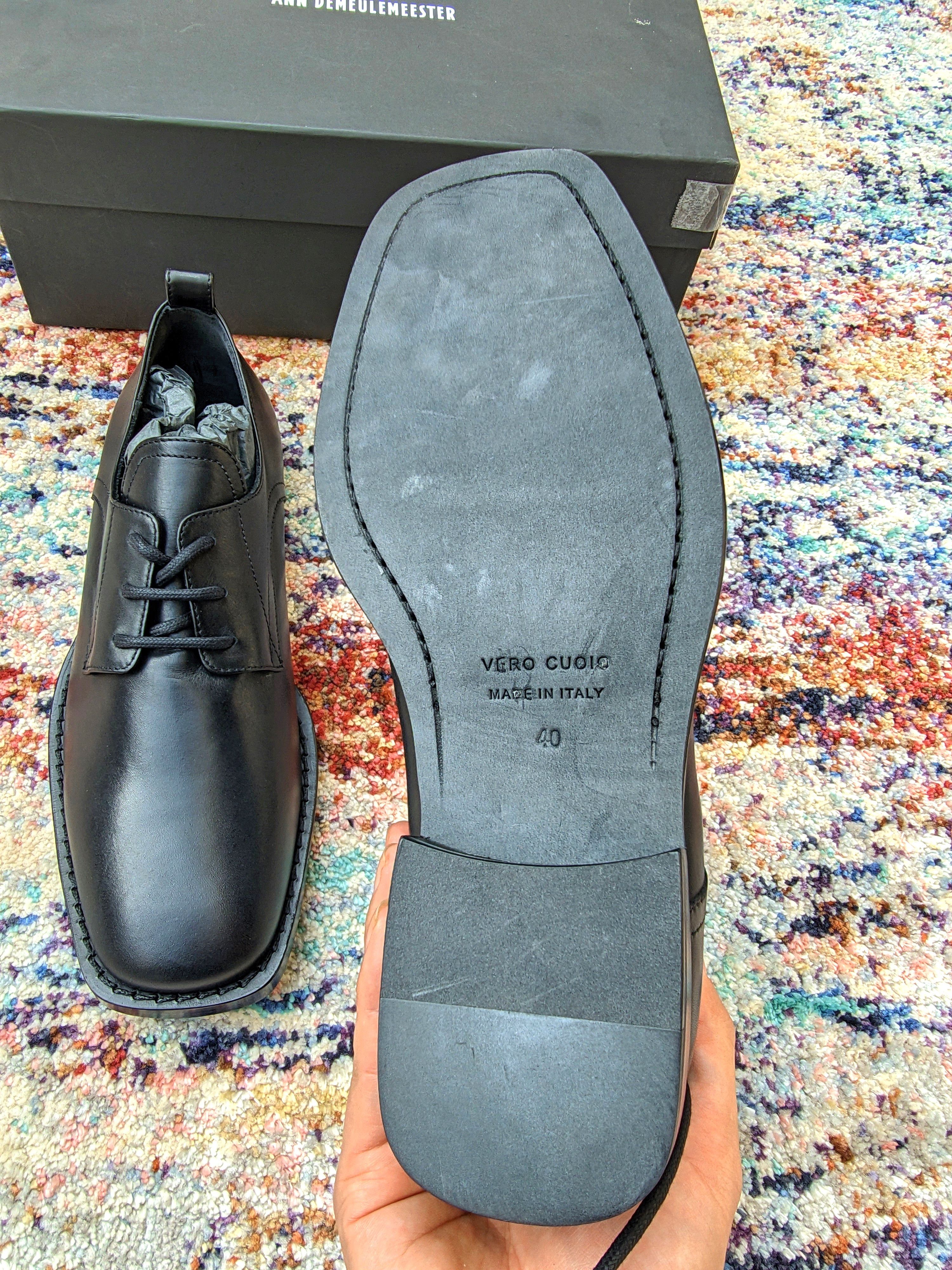 Ann Demeulemeester Ann Demeulemeester leather shoes Size US 7 / EU 40 - 5 Thumbnail