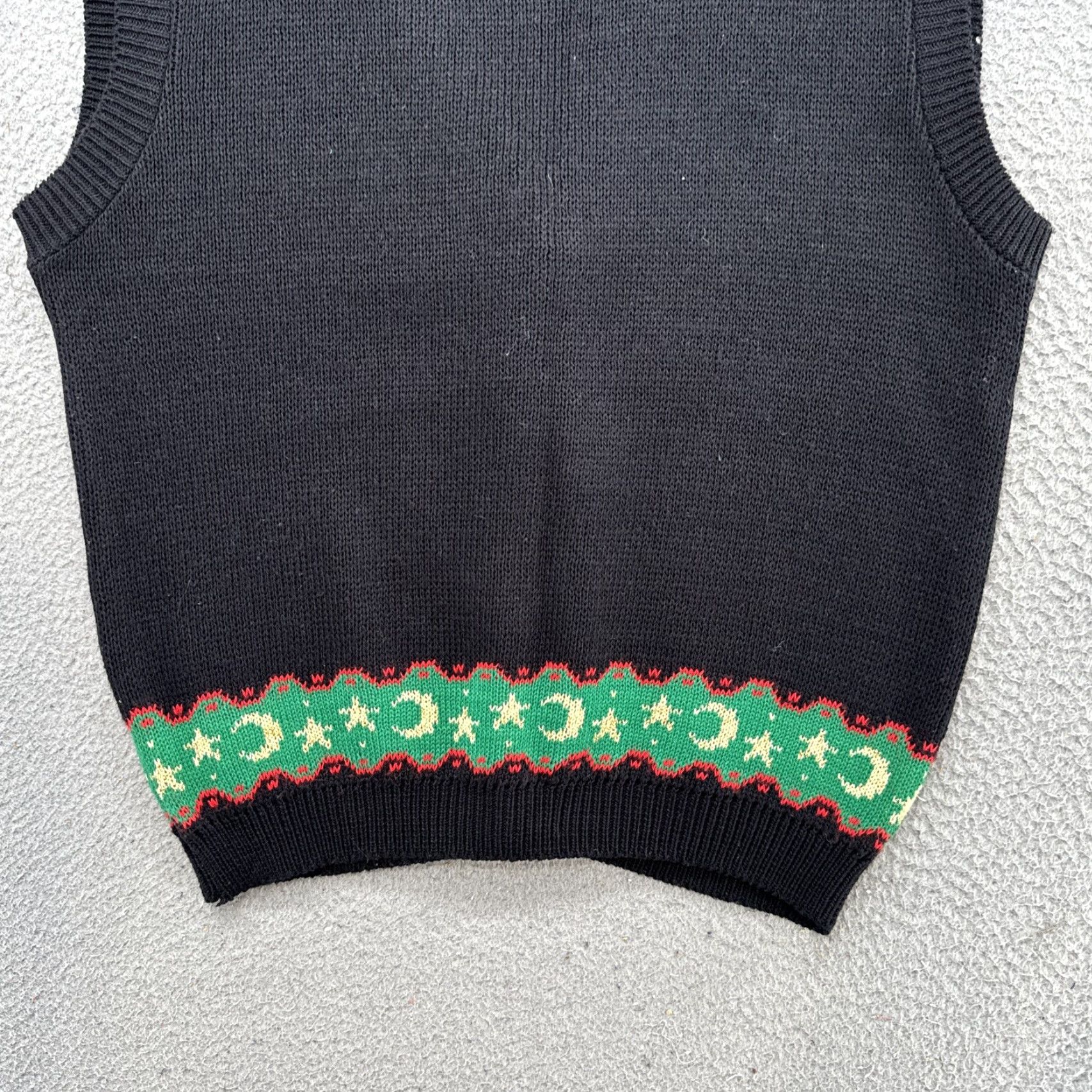Loft VINTAGE Sweater Loft New York Angel Pattern Knit Sweater Vest Button Up SZ M USA Womens Size M / US 6-8 / IT 42-44 - 7 Thumbnail