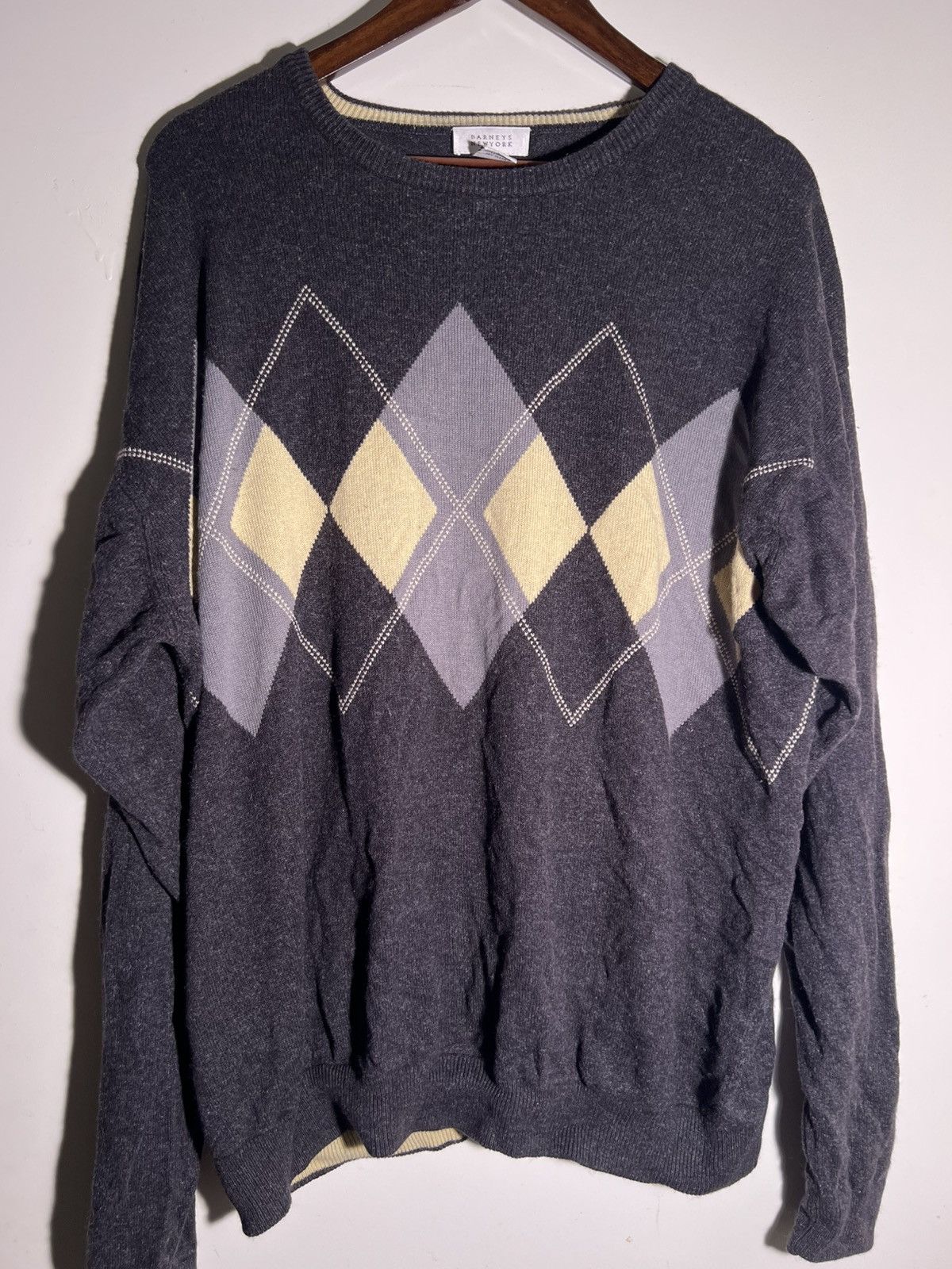 Barneys New York Barneys New York Diamond Design Retro Indie Designer Sweater Size US XXL / EU 58 / 5 - 3 Thumbnail