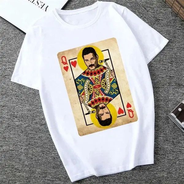 VIBE Sleeve T Shirt The Queen Band Graphic Print Size M / US 6-8 / IT 42-44 - 2 Thumbnail