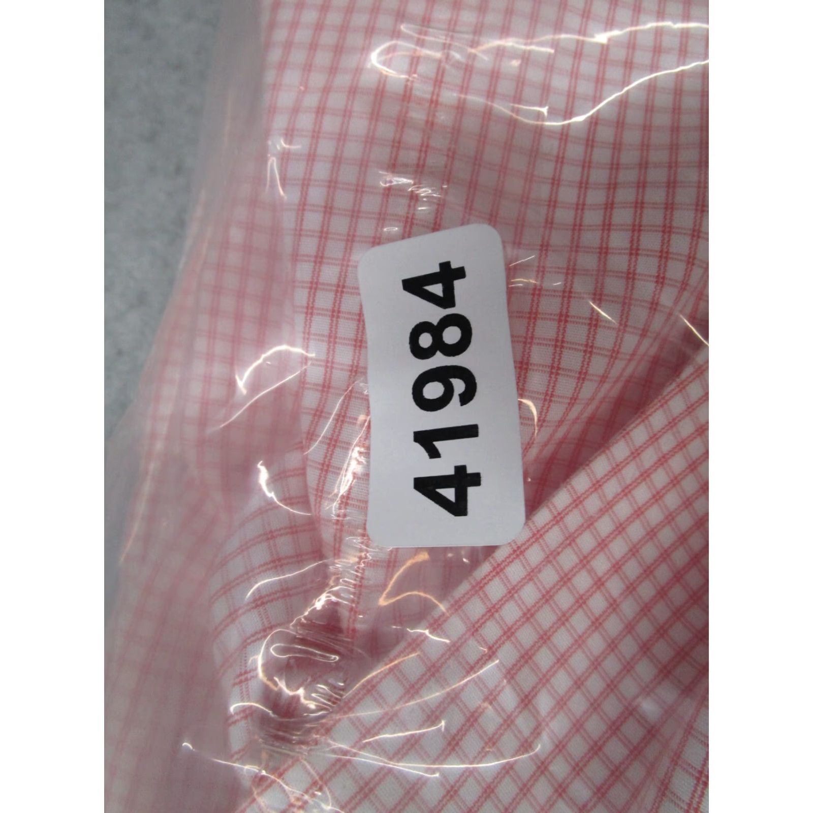 Brooks Brothers BROOKS BROTHERS Dress Shirt Madison Mens 18 34 Red Check Non-Iron Button-Down Collar - Twill 100% Supima Cotton, Regular Fit Size 34R - 7 Thumbnail