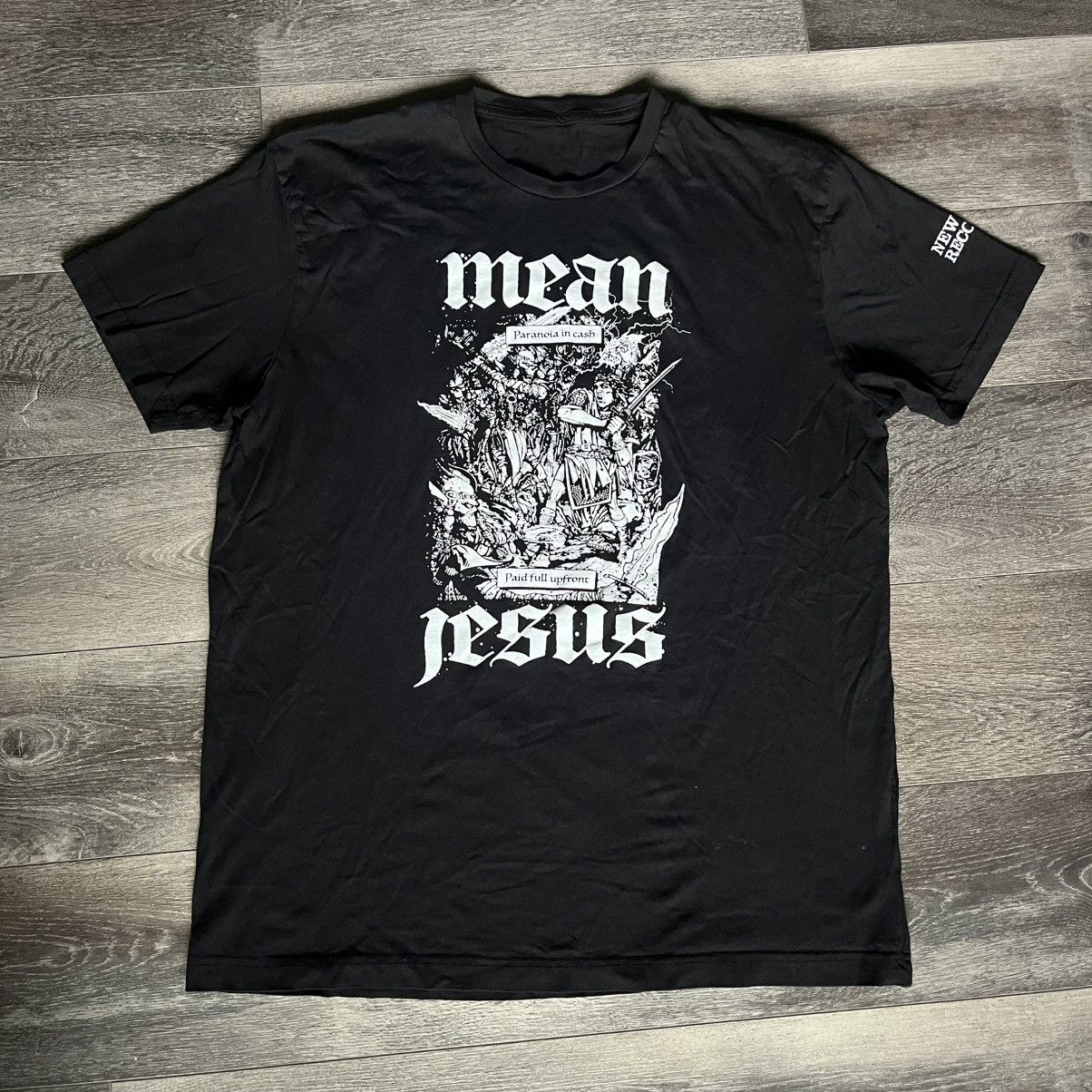 Band Tees Vintage Mean Jesus Paranoia In Cash Hardcore Band Tee Shirt Size US XL / EU 56 / 4 - 1 Thumbnail