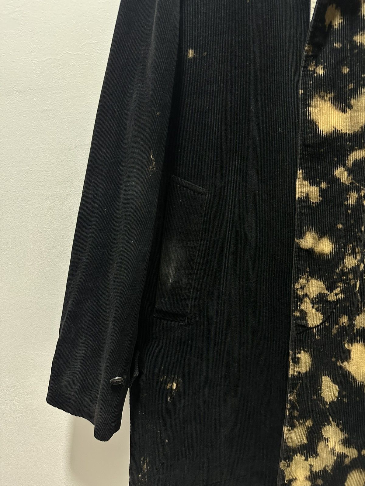 Yohji Yamamoto Yohji Yamamoto A.A.R Corduroy Long Jacket Custom Acid Washed Size US XL / EU 56 / 4 - 5 Thumbnail