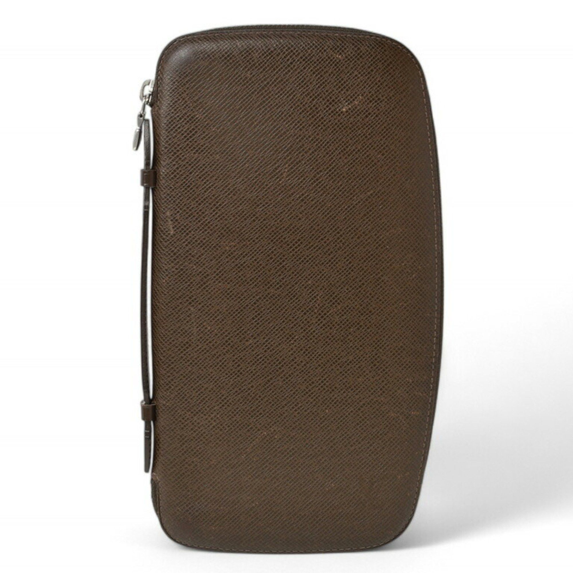 Louis Vuitton Louis Vuitton Travel Case Long Wallet Organizer Atoll Taiga M30658 Grizzly Size ONE SIZE - 1 Thumbnail