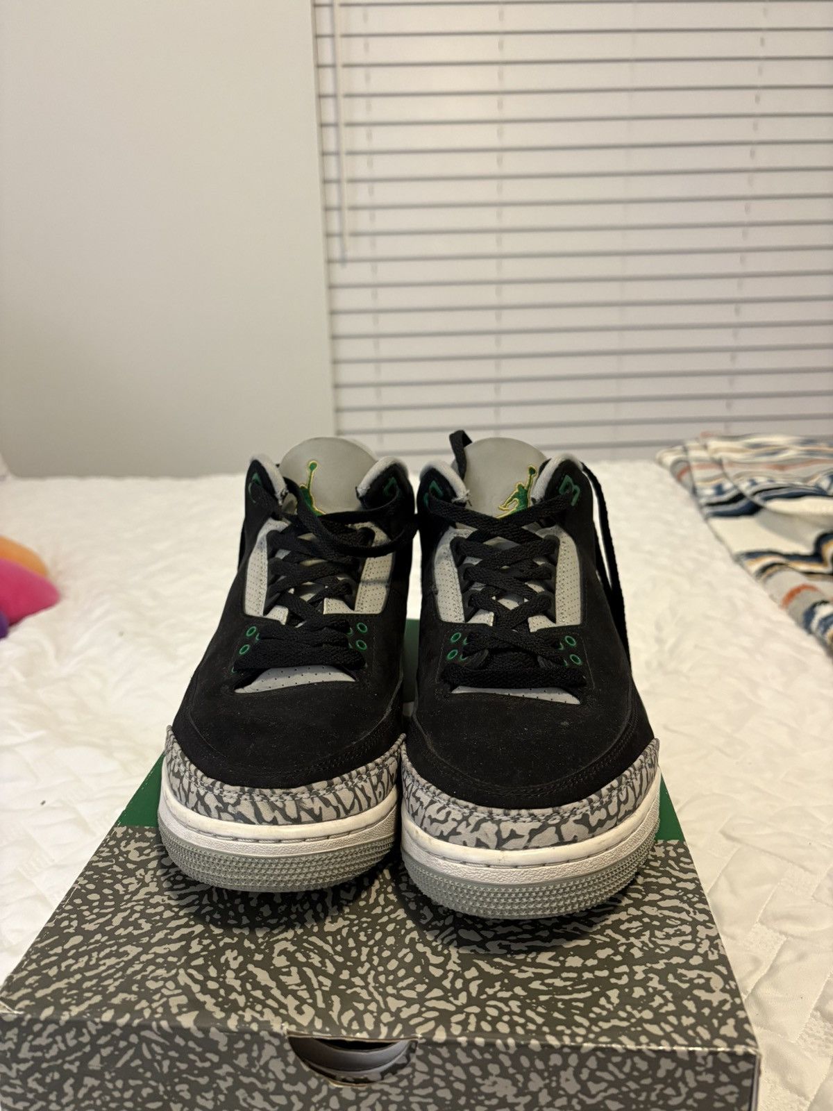 Jordan Brand Ajr Jordan 3 Retro Pine Green Size US 10 / EU 43 - 3 Thumbnail