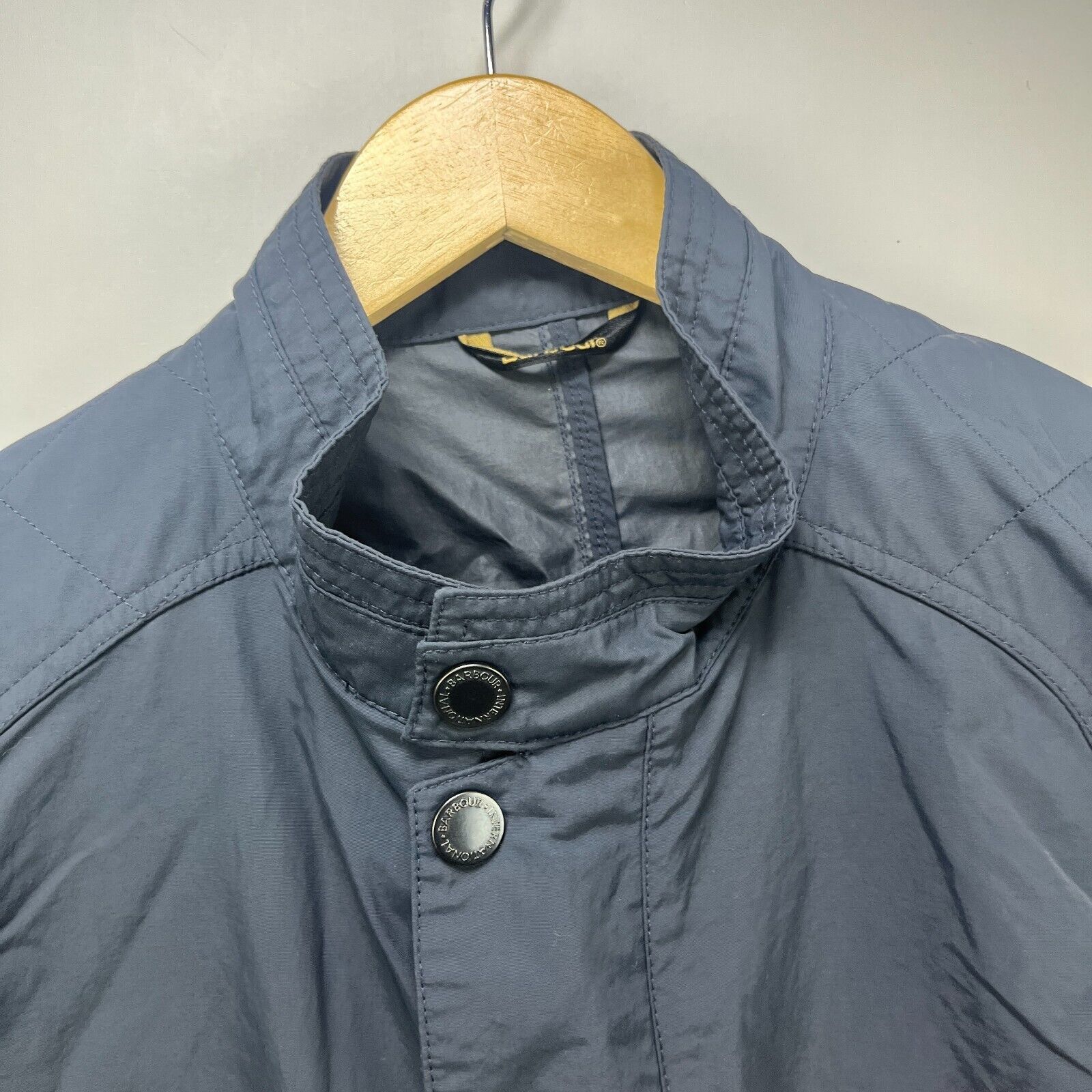 Barbour × Vintage Barbour International Guard Casual Biker Jacket XL Parka Size US XL / EU 56 / 4 - 4 Thumbnail