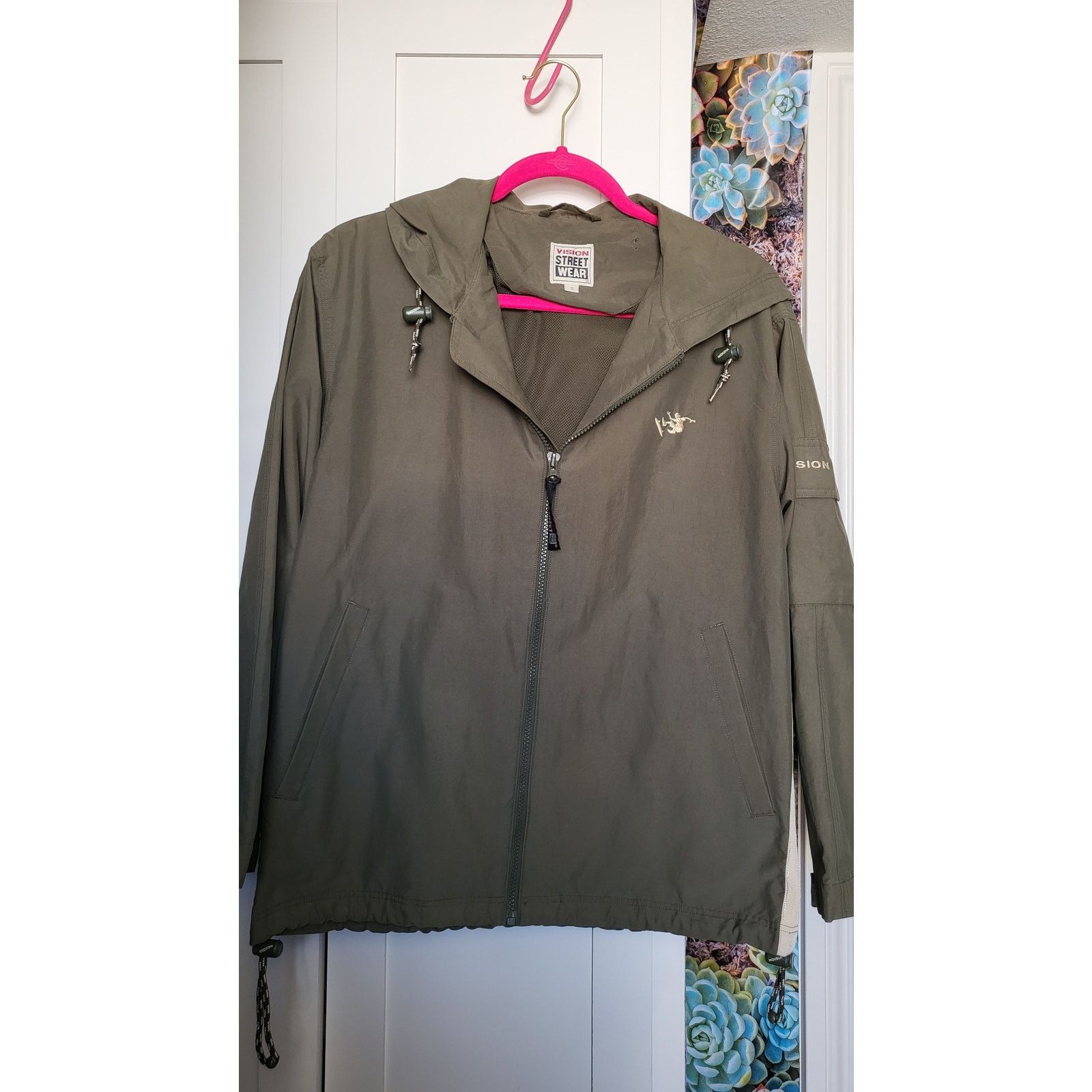 Vision Streetwear Vintage Cool Vision Street Wear Green Jacket 80s / 90s Fresh Size US S / EU 44-46 / 1 - 11 Thumbnail