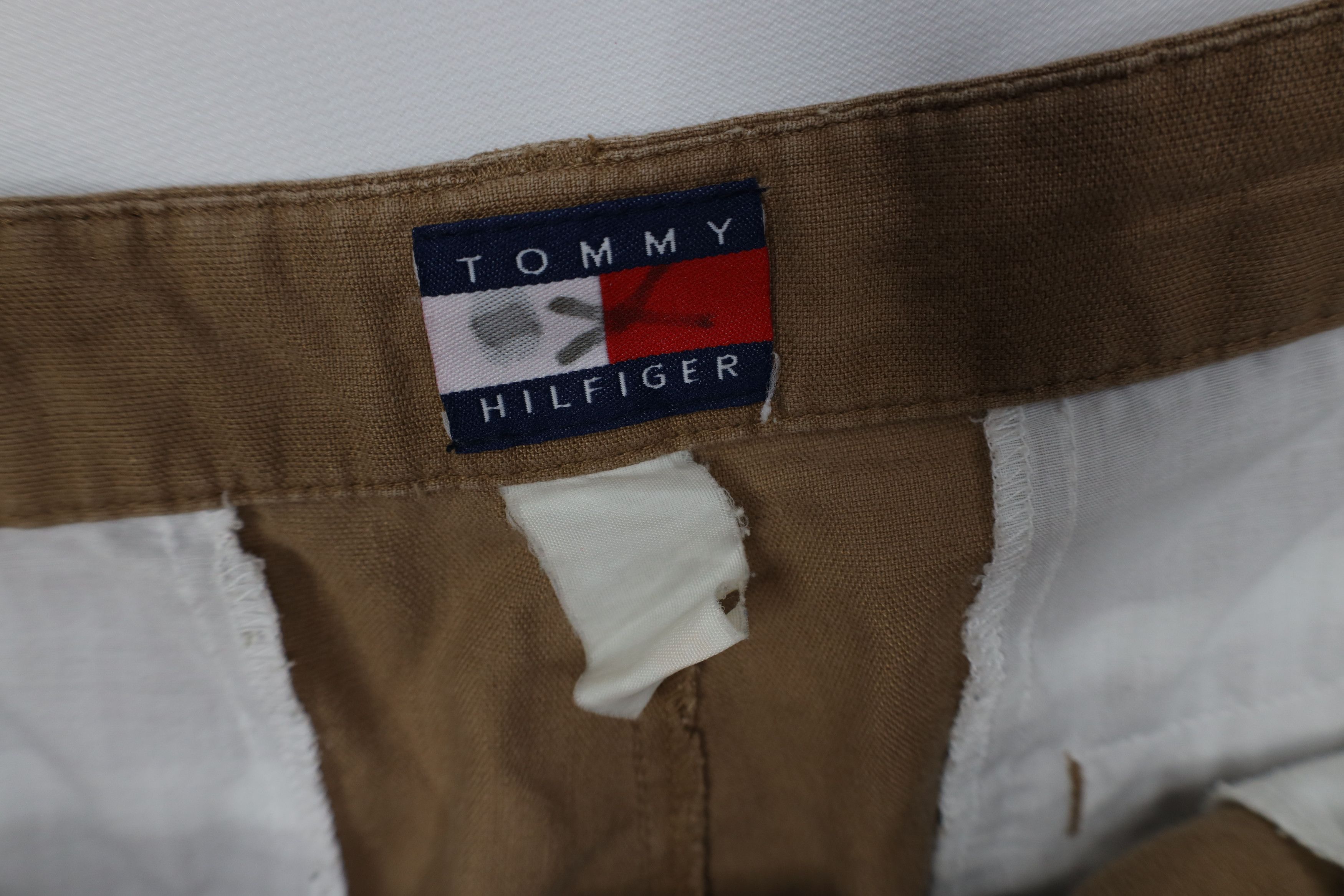 Tommy Hilfiger Vintage 90s Tommy Hilfiger Blend Knit Wide Leg Chino Pants Size US 34 / EU 50 - 7 Thumbnail