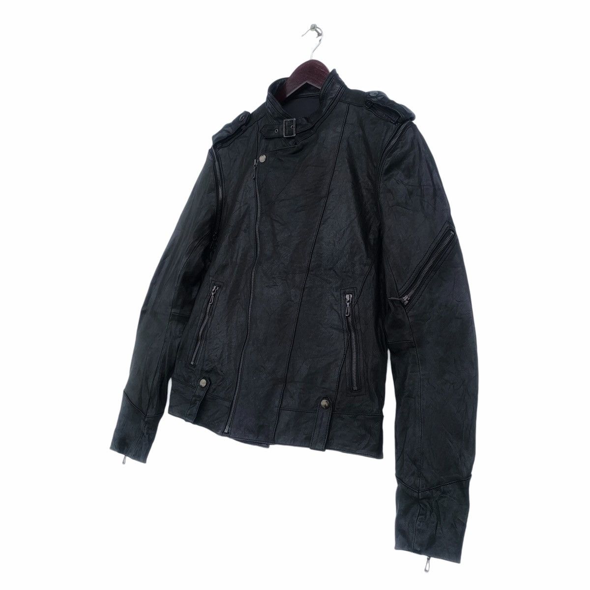 Tete Homme Tete Homme Issey Miyake Motorcycle Jacket Removable Sleeves Size US L / EU 52-54 / 3 - 2 Thumbnail