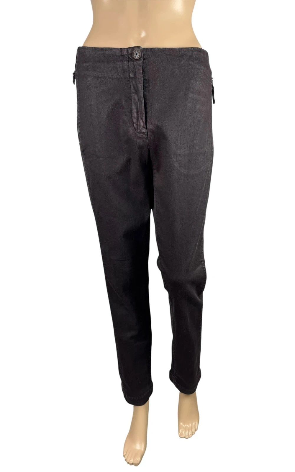 Annette Gortz Annette Gortz Denim Pants Bordeaux size DE40 IT46 Size 34" / US 12 / IT 48 - 2 Thumbnail