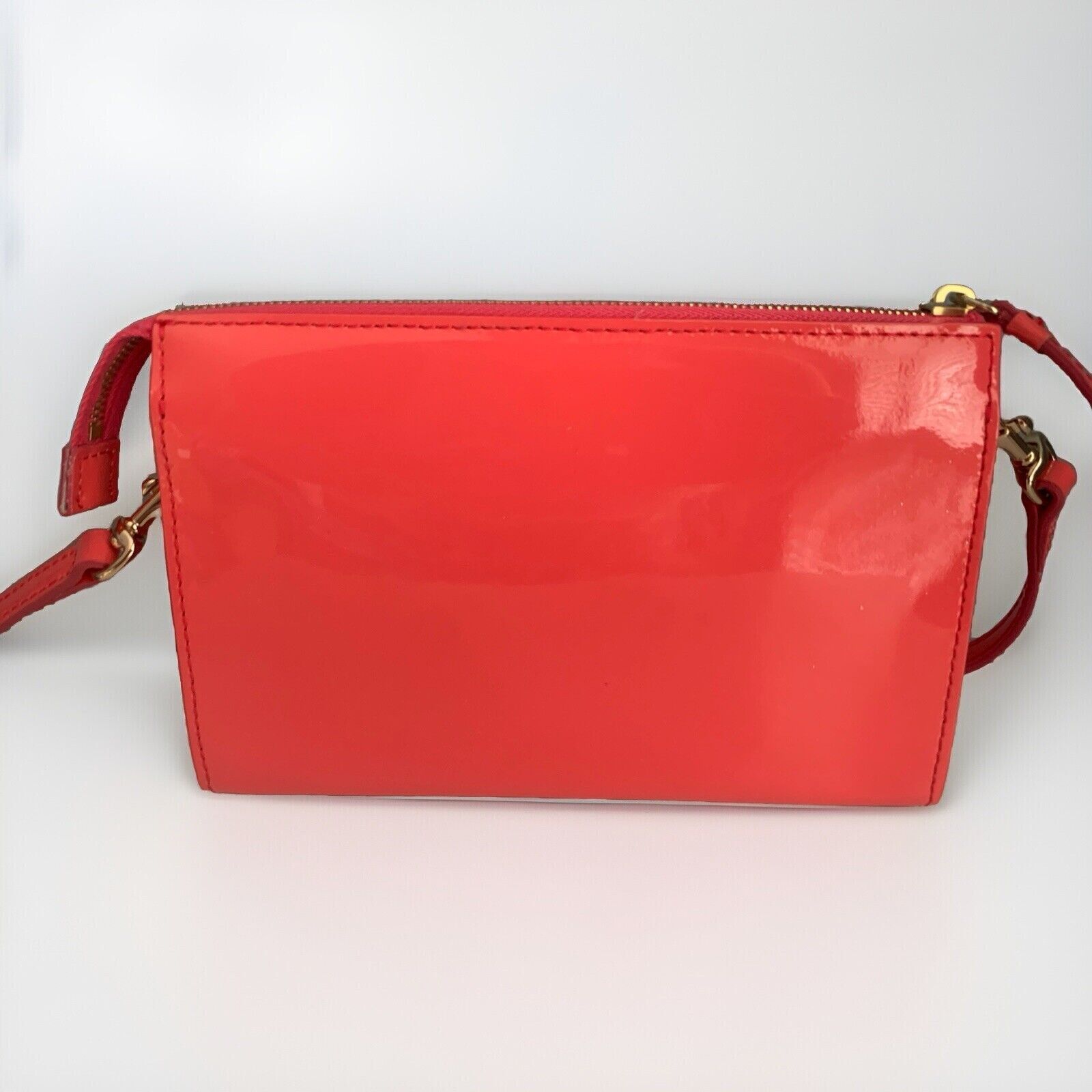 Dooney & Bourke Dooney & Bourke Patent Leather Hot Pink Janine Crossbody Size ONE SIZE - 3 Thumbnail