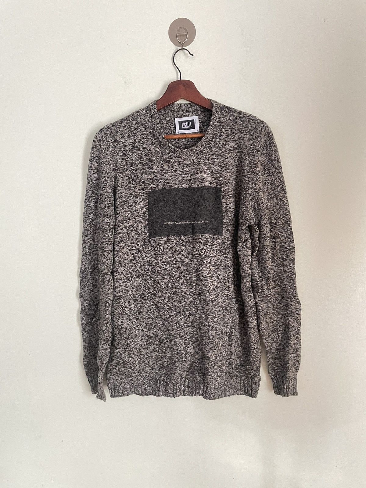 image of Pigalle Logo Sweater in Grey, Men's (Size Small)
