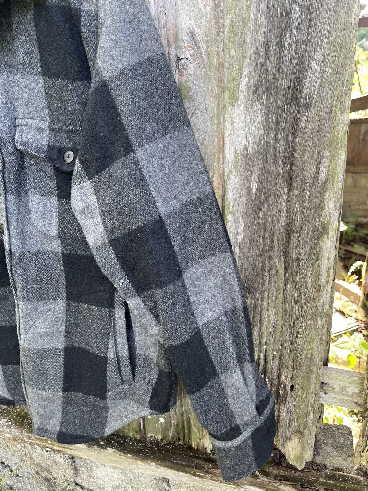 Beams Plus BEAMS Japan Wool Blend Check Shirt Jacket (S) Size US S / EU 44-46 / 1 - 8 Thumbnail