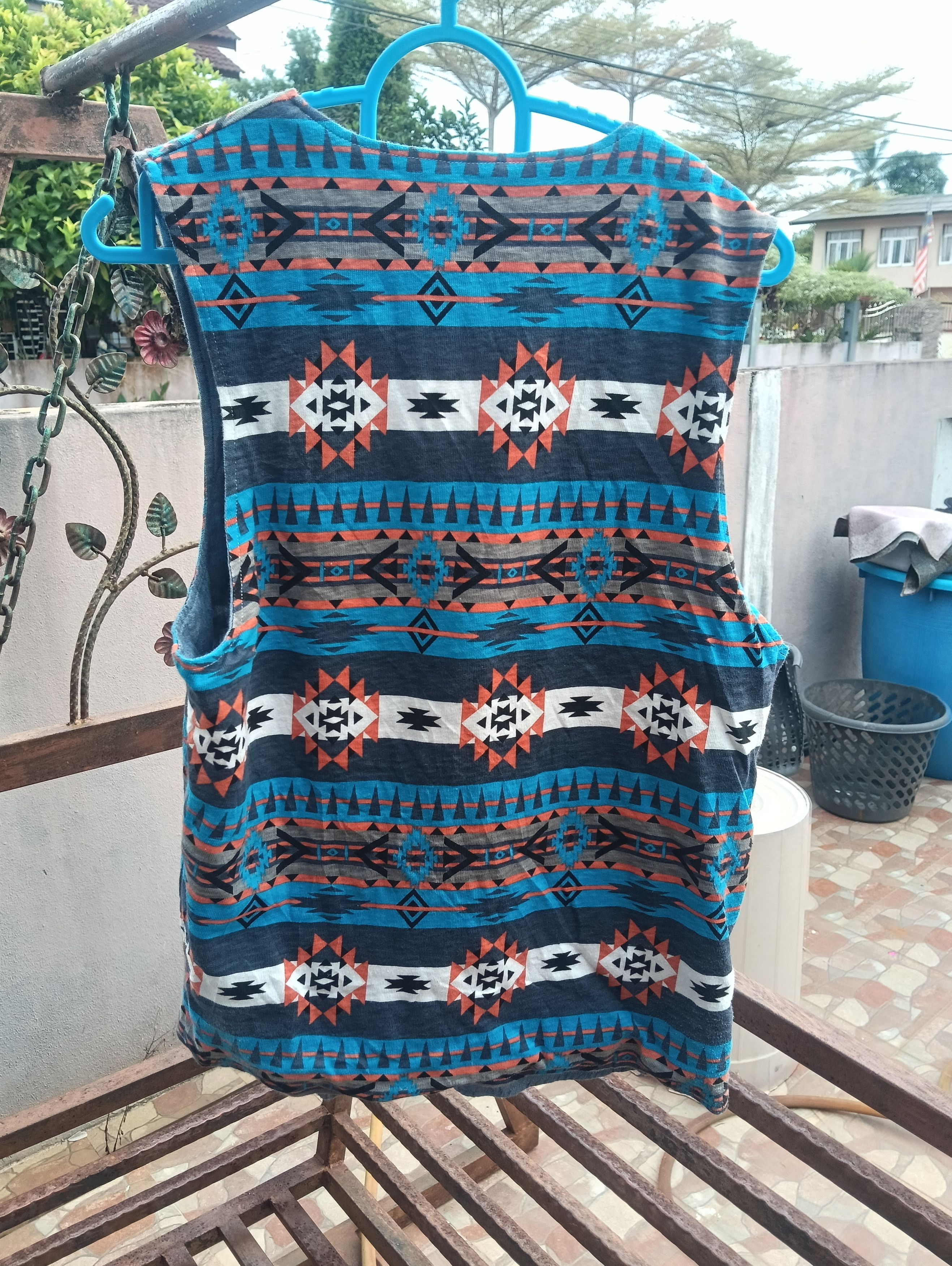 Native Unbranded Navajo Native Vest Size 38L - 4 Thumbnail