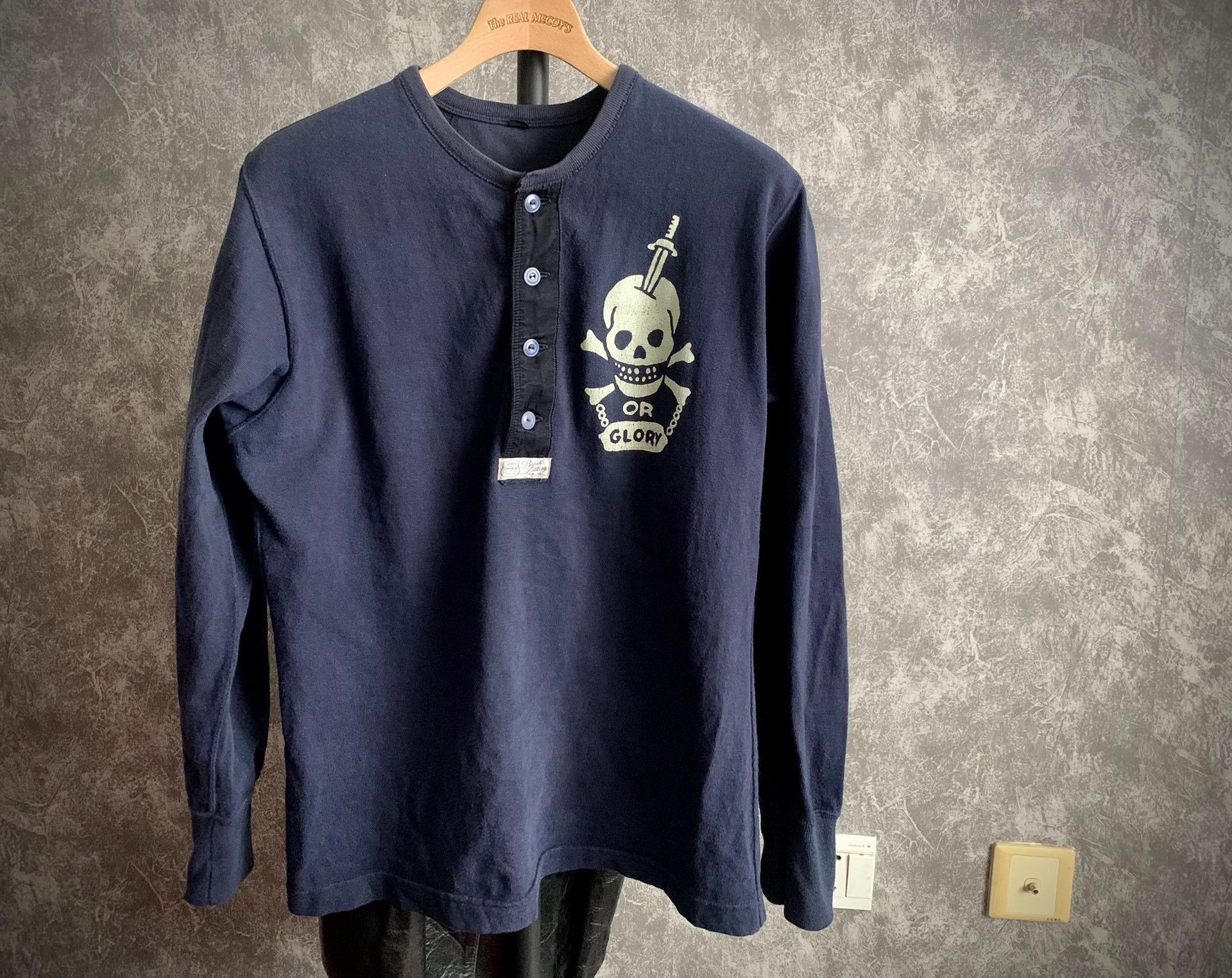 Freewheelers Early Style Long-Sleeve Henley