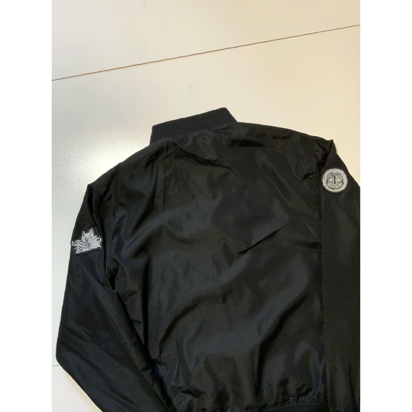 Vintage VINTAGE? Independent Trading Company Rubric Cloud Cyber Tech Full Zip Black Jacket M Mens Windbreaker Zip Size US M / EU 48-50 / 2 - 4 Thumbnail