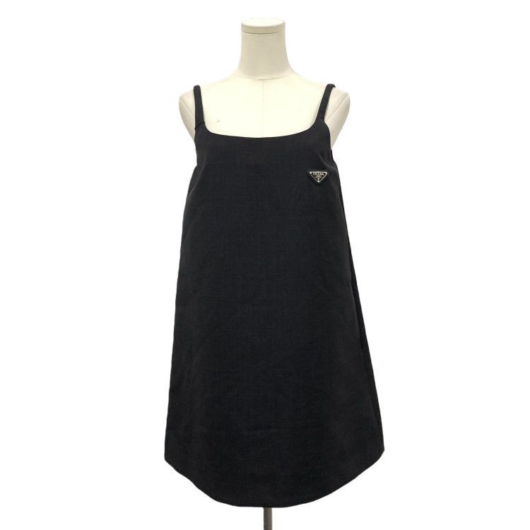 Prada Prada Logo Mini Dress Size 40 Size S / US 4 / IT 40 - 1 Thumbnail