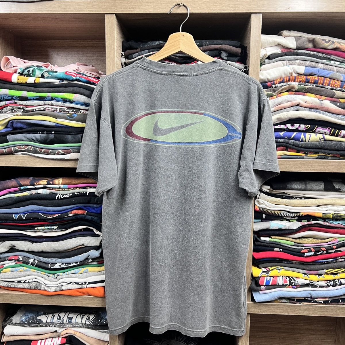 Nike VTG NIKE BACK HIT FADED TEE Size US S / EU 44-46 / 1 - 2 Thumbnail